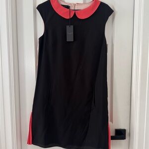 Ted Baker Dress, 2 pockets in front, back is light pink with darker pink pleats